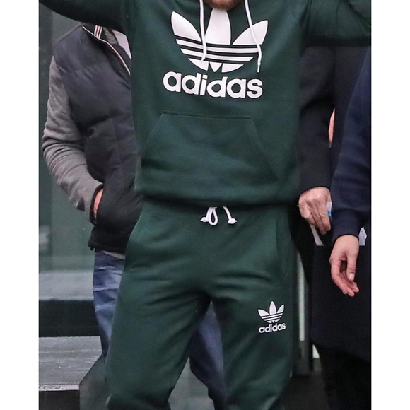 adidas hoodie and pants set men's